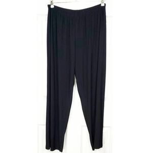 R & M Richards Black Lightweight Pull On Pants SZ 14W